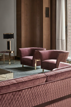 COSMO - Upholstered fabric armchair with armrests by OPERA CONTEMPORARY - view 3
